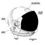 Spesifikasi helm penerbangan NASA